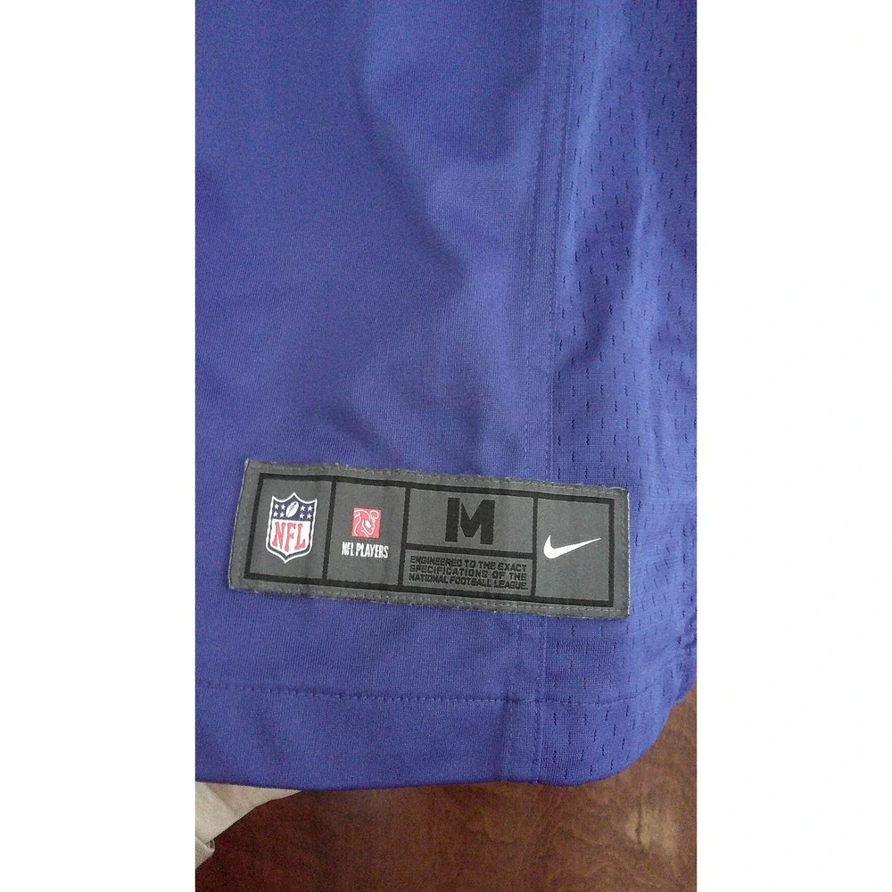 Nike Football Jersey Mens Medium Blue Excellent Jared Goff LA Rams #16 On Field